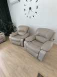 Kanapa+fotele  sofa 3+1+1 Skóra naturalna relax Opera Bydgoskie Meble