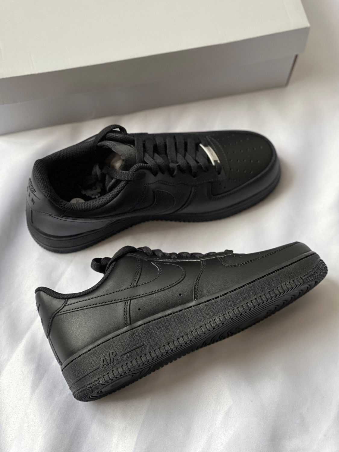 buty Espadryle NikeAirForce1 Black Espadryle R.44