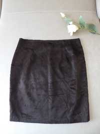Krótka spódnica futrzana prosta roz 38 Zara