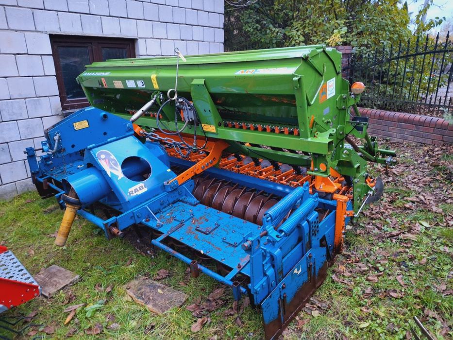 Agregat uprawowo-siewny 3m talerzowy Rabe Werk siewnik Amazone