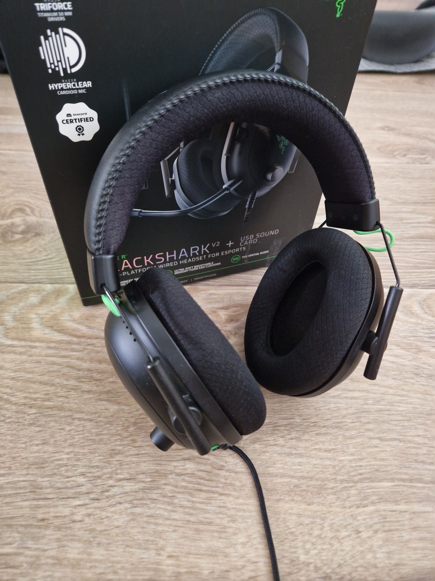 Razer black shark v2 + USB sound card