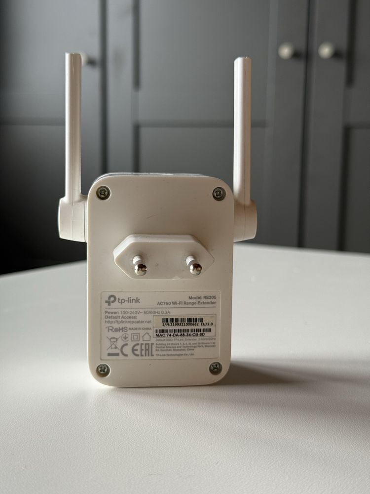 Wzmacniacz sygnału zasięgu Wi-Fi Tp-link AC750