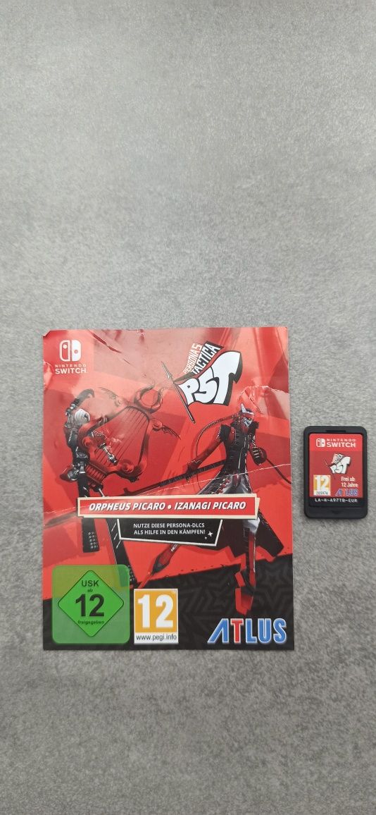 Gra Persona 5 Tactica Nintendo Switch *sam kartridż* 
W dobrym stanie