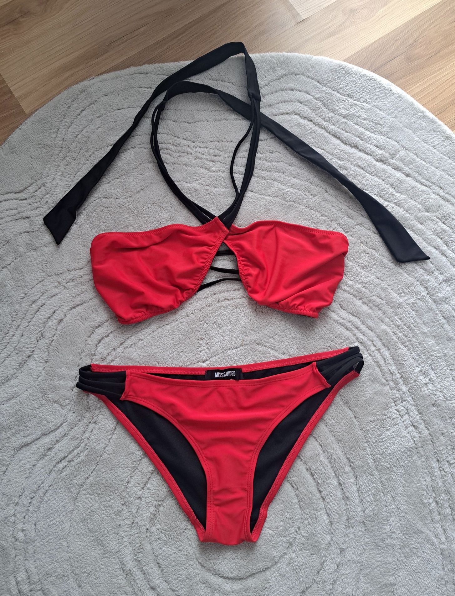 Strój kąpielowy missguided r. 38 M czerwony