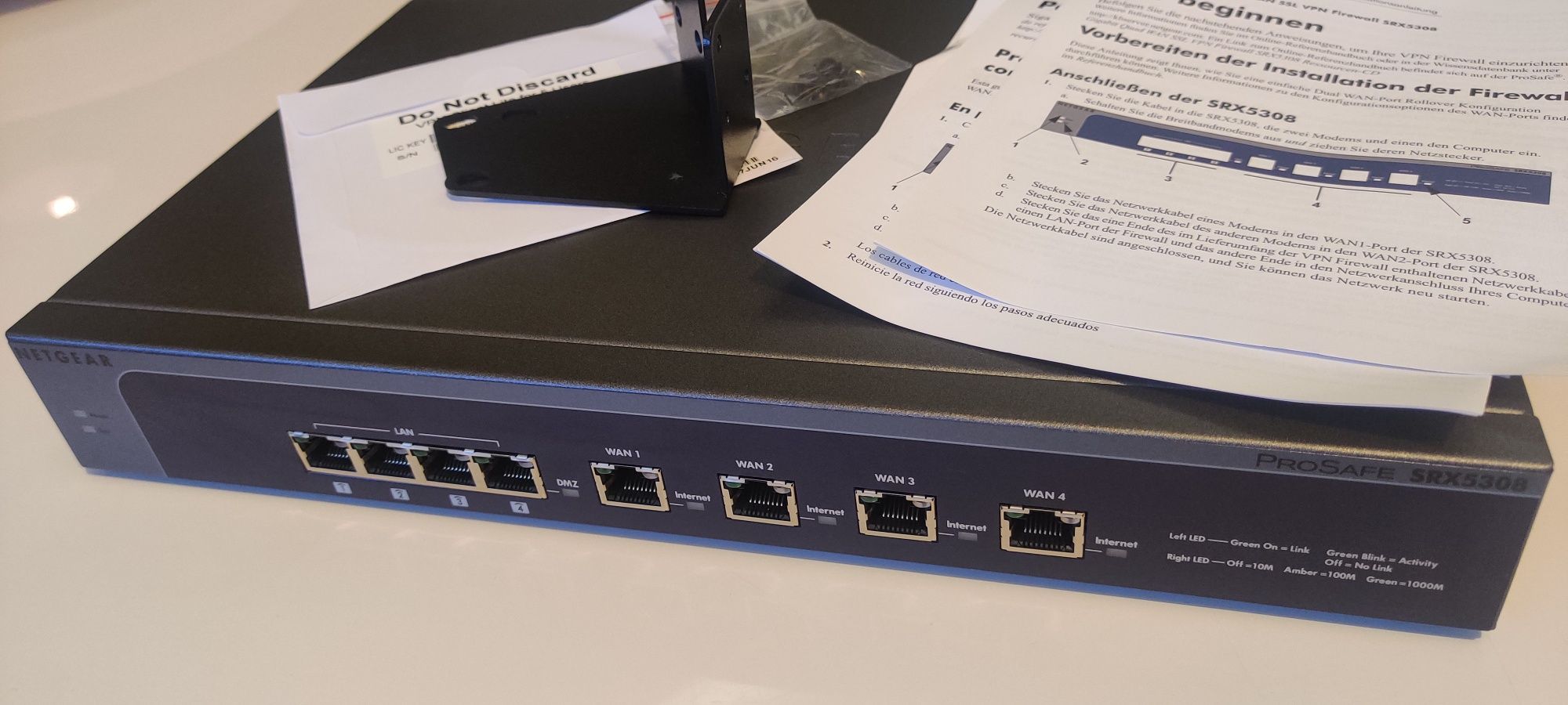 Netgear QUAD WAN SSL Gigabit VPN FW Zapora sieciowa