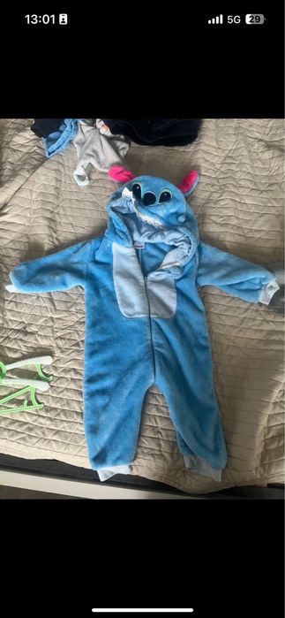 Macacao Stitch com ziper