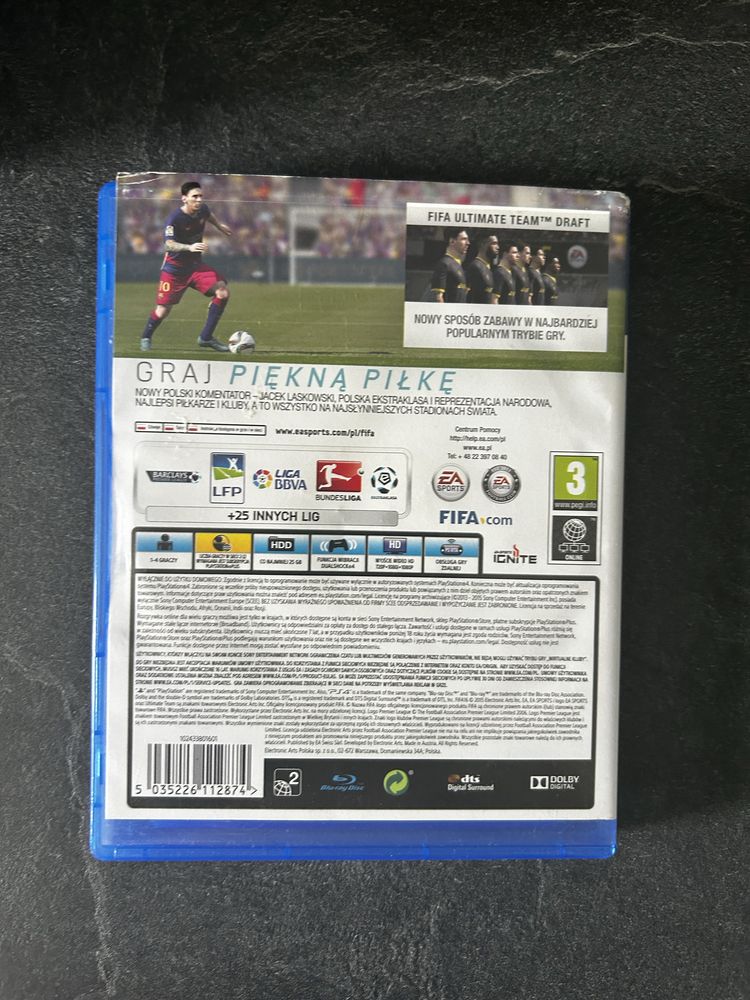 zestaw 5 gier fifa  ps4:ps3