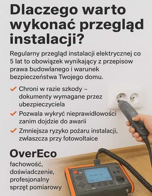 Pomiary elektryczne, elektryk, usługi elektryczne