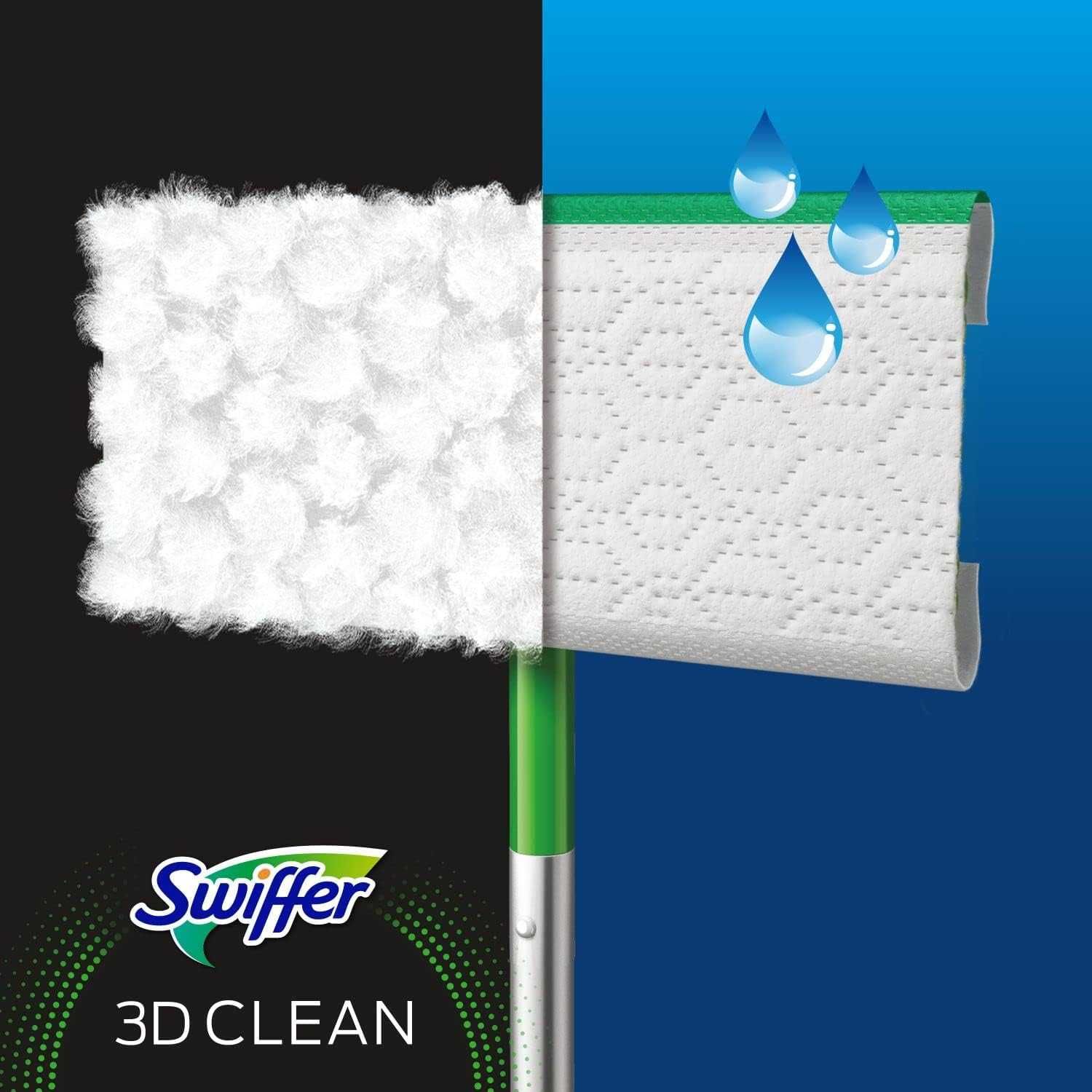 сухі серветки з мікроволокна ганчірки для пилу Swiffer 3D 1уп 14шт