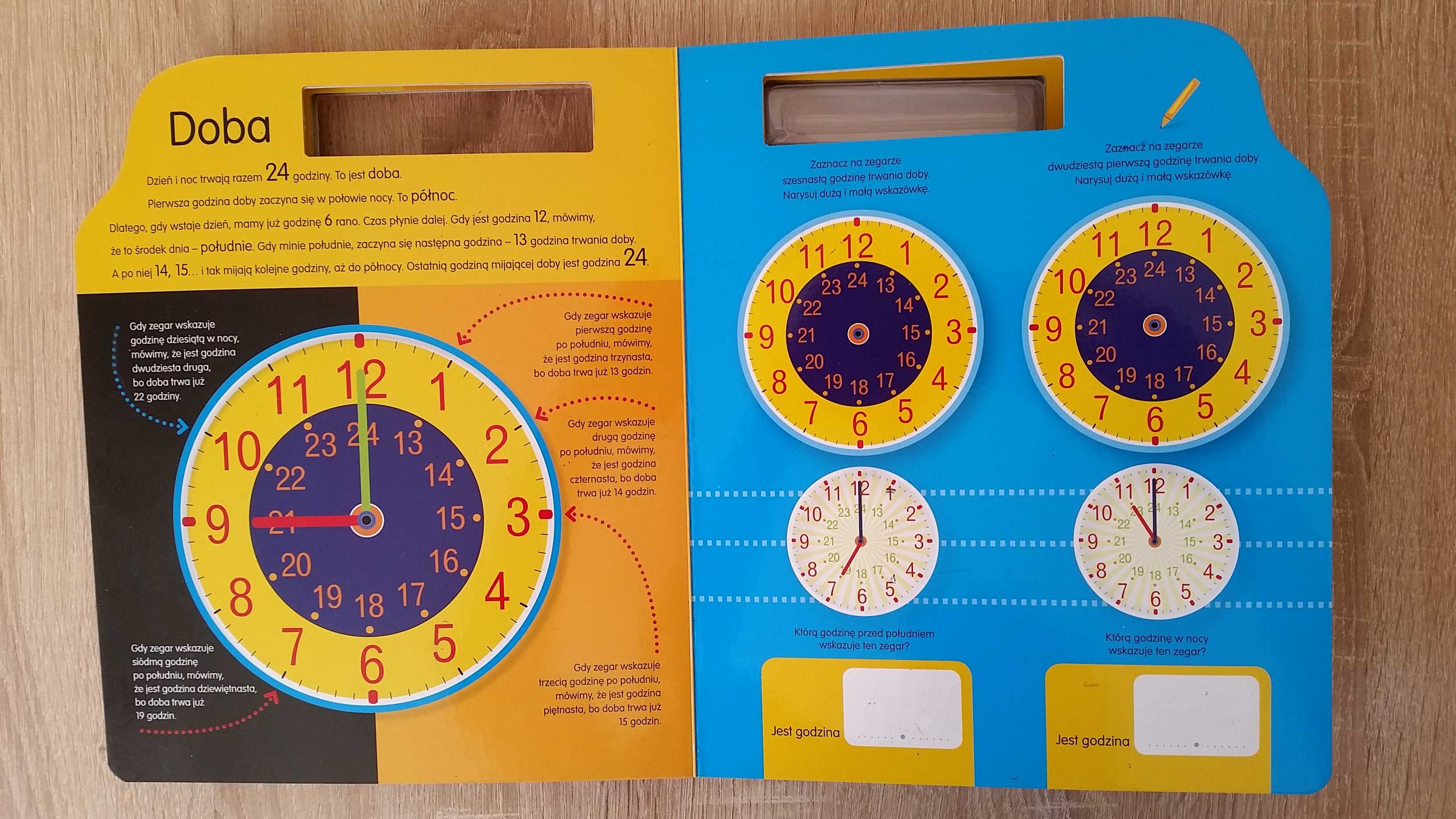 Zegar jest super - książeczka edukacyjna dla dzieci