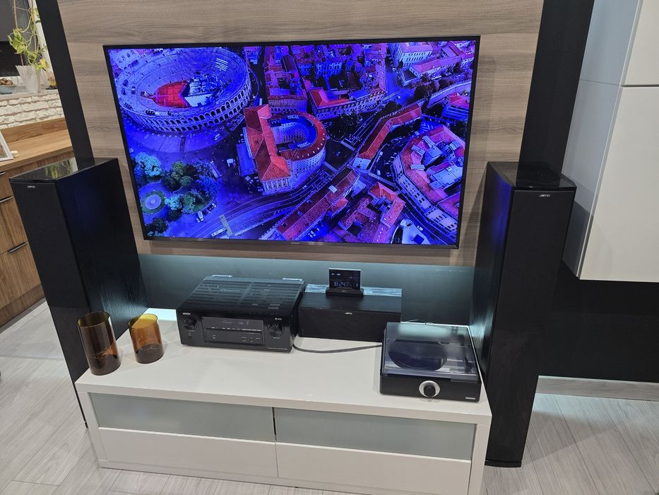 Kino Domowe Zestaw Denon AVR-X2400H+Głośniki 2szt JAMO S606+1sztS60cen