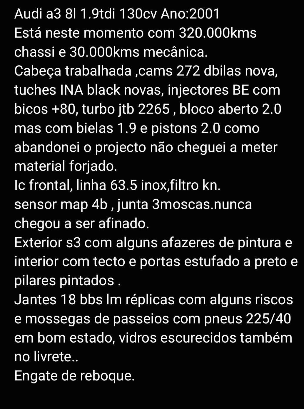 Audi A3 8l 1.9tdi