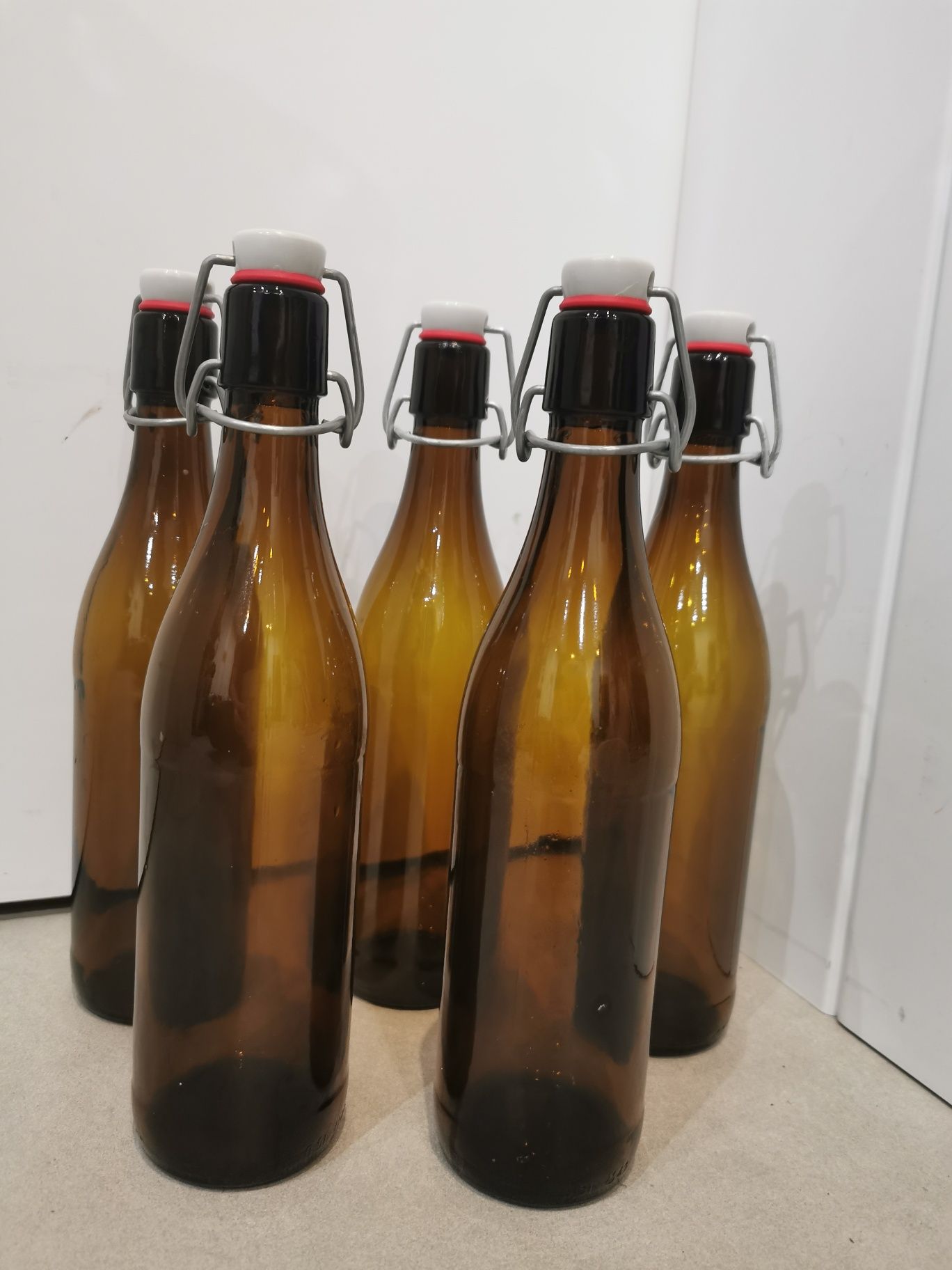 Brązowe butelki 5 szt 500 ml