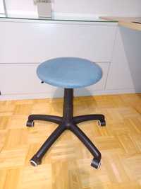 Krzesło obrotowe stołek taboret NOWY STYL niebieski