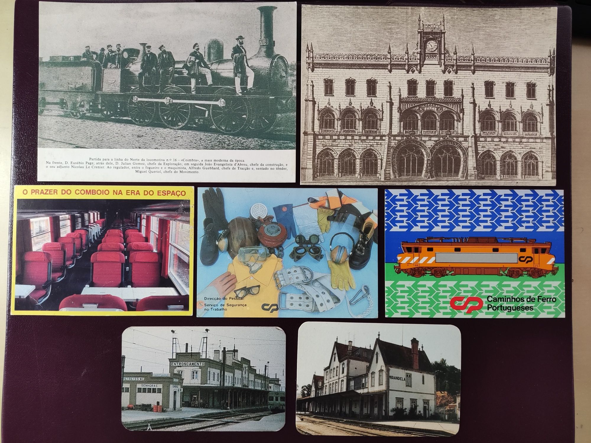Caminhos de ferro (vinhetas, postal e calendários)