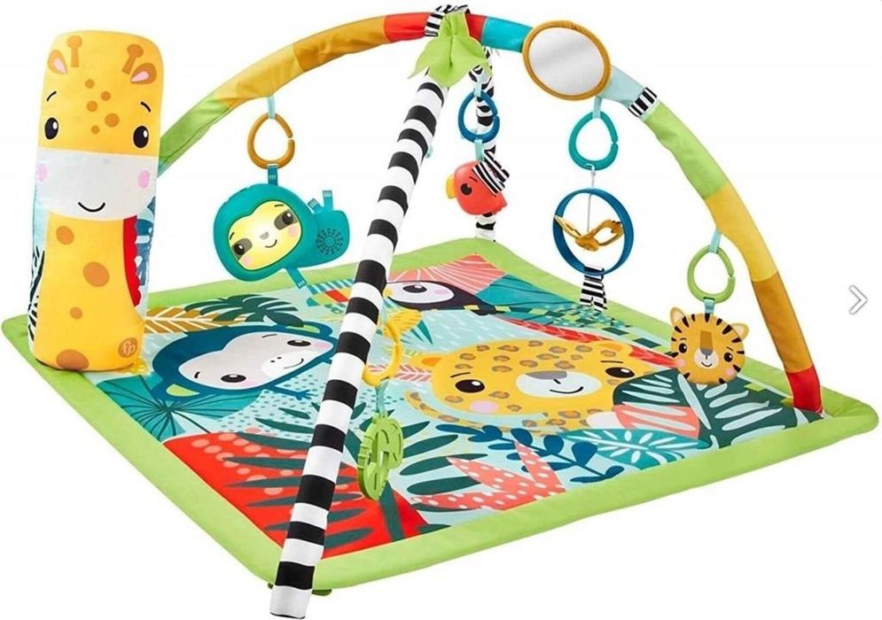 Fisher Price Mata edukacyjna 3w1 Las tropikalny pudełko,491x638 mm