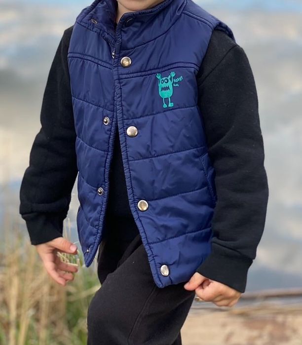 Pikowany bezrękawnik Kamizelka Next r. 92