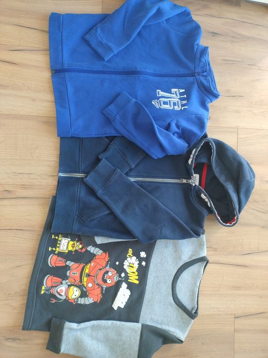 Zestaw Bluzy 122 robot rozpinana z kapturem
