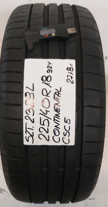 Szt 2329L Sztuka 225/40R18 92Y Continental CSC5 dot.2718