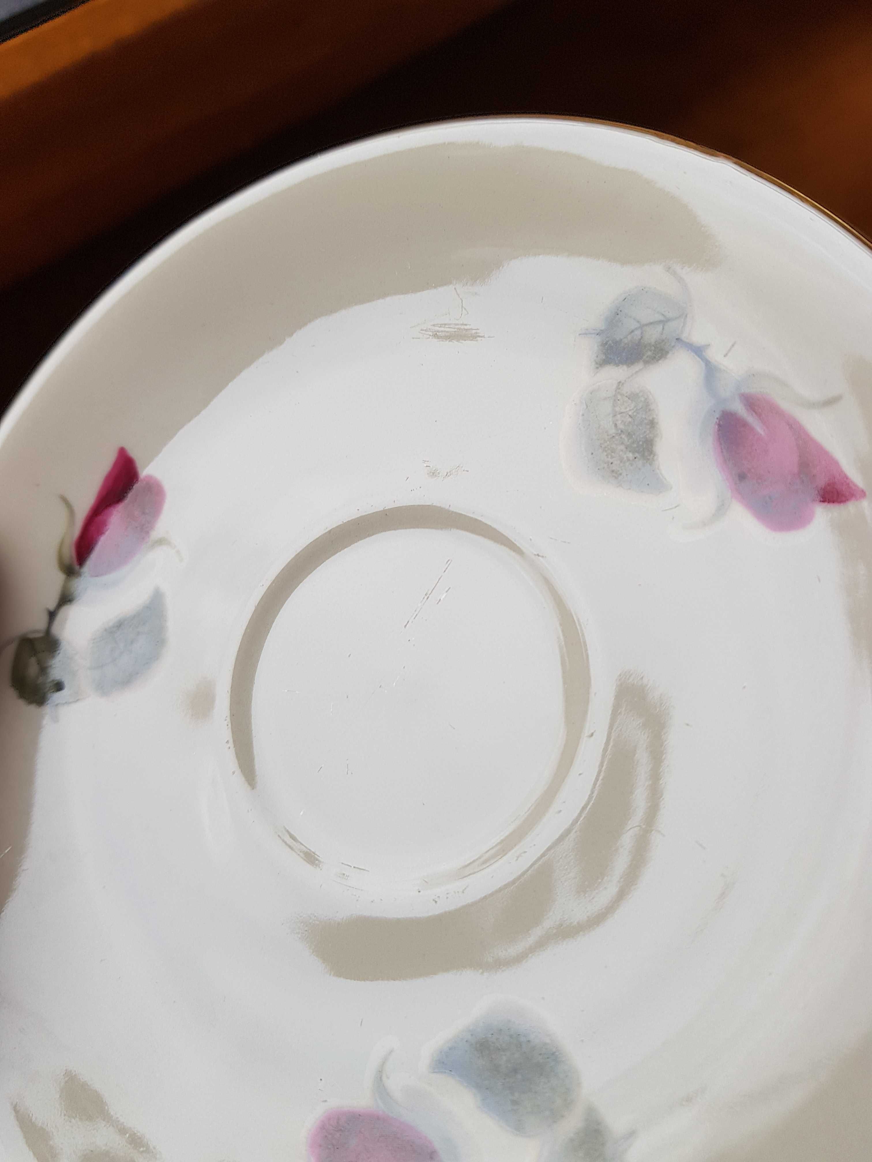 5 x filiżanka i spodeczek fason Sonia, filiżanki Pruszków porcelit PRL