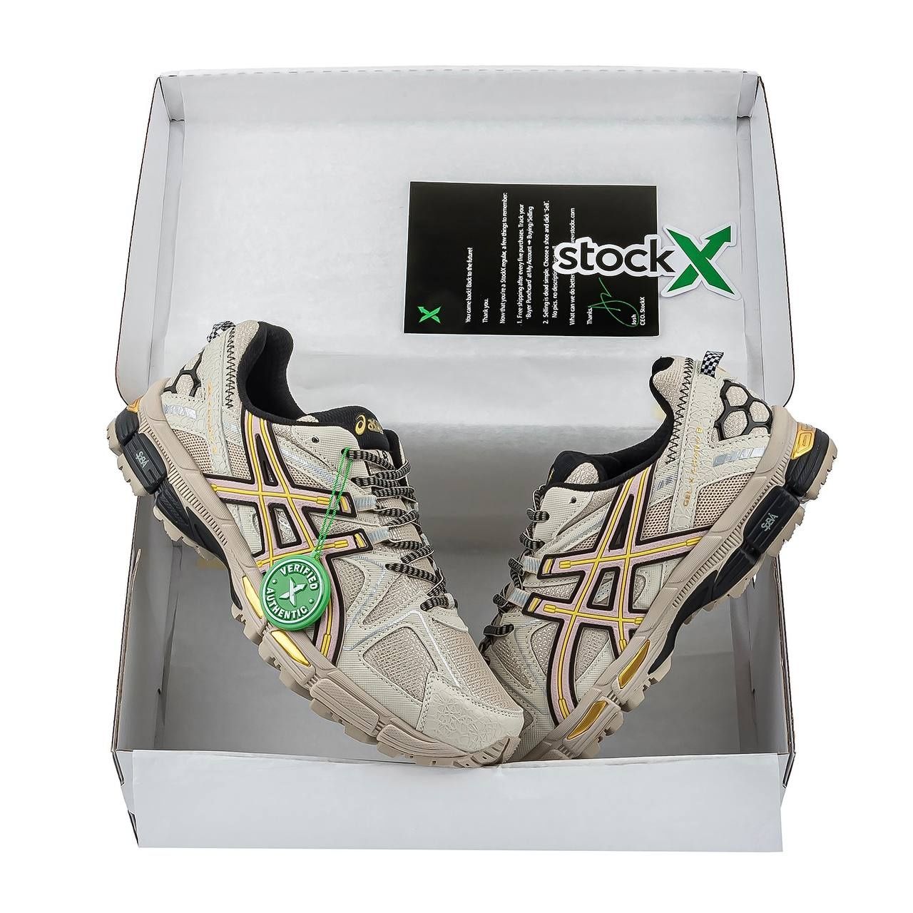 БЕЗ ПЕРЕДОПЛАТИ • Чоловічі кросівки Asics Gel Kahana 8 Beige 41-45