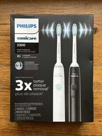 Набір дві електричні зубні щітки Philips sonicare з підзарядкою