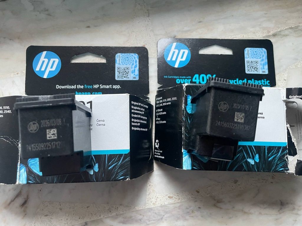 2 sztuki pusty kartridż HP 301 Black polecam