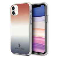 Etui U.S. Polo Assn. do iPhone 11 - Gradient Czerwono-Niebieski