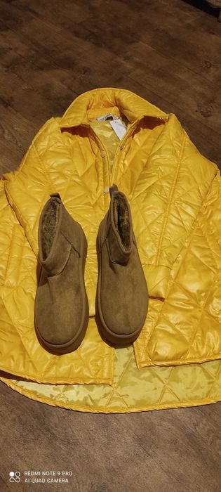 Śniegowce damskie 40 i kurtka oversize nowe z metką