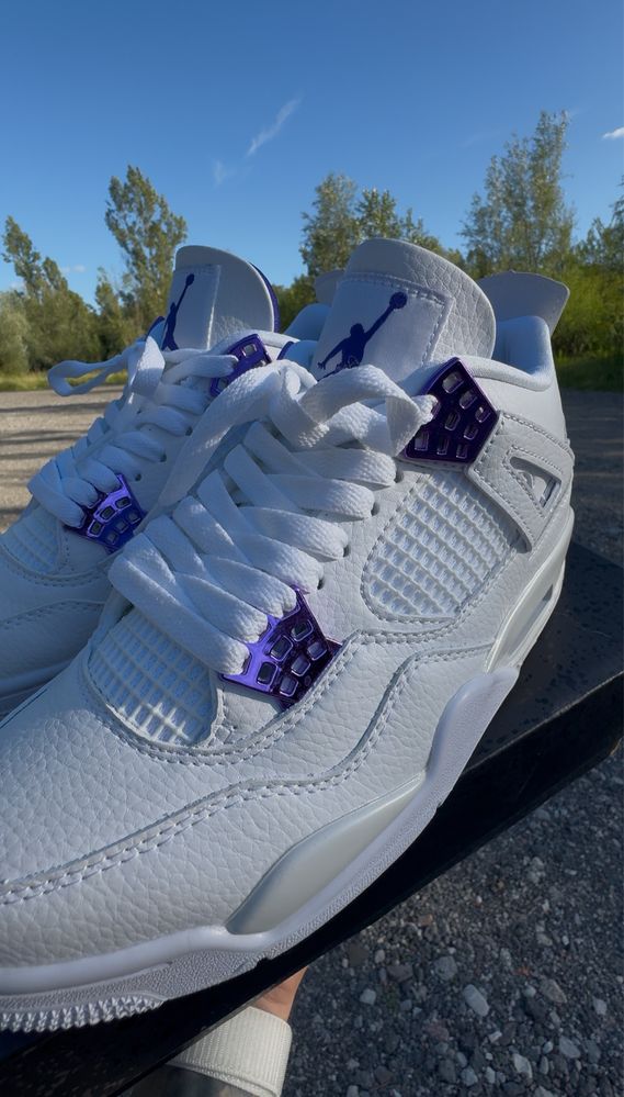 Nike Air Jordan 4 Retro "Metallic Pack - Purple