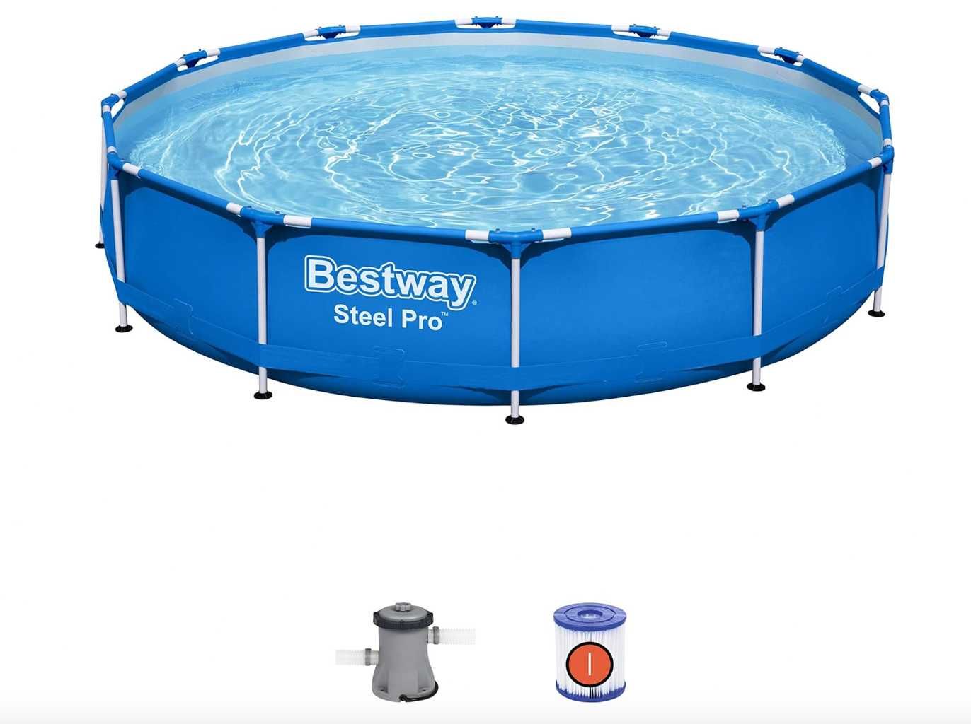 Piscina 366 x 76cm - Bestway com bomba e filtro (Novo)