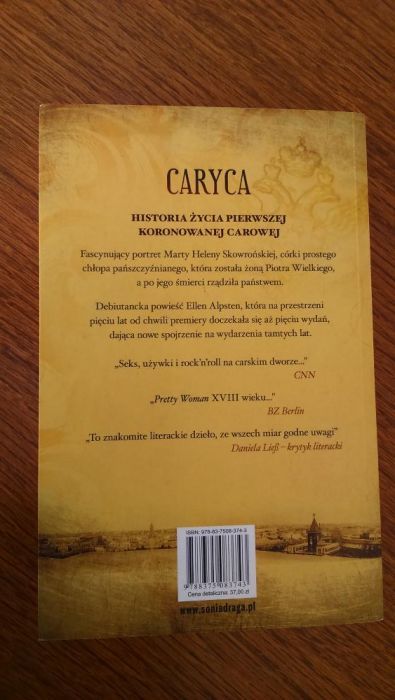 Książka – Caryca – E. Alpsten, idealna na prezent