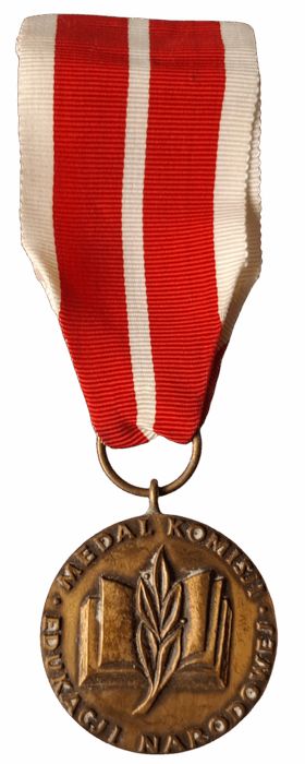 Stary medal odznaczenie komisji edukacji narodowej