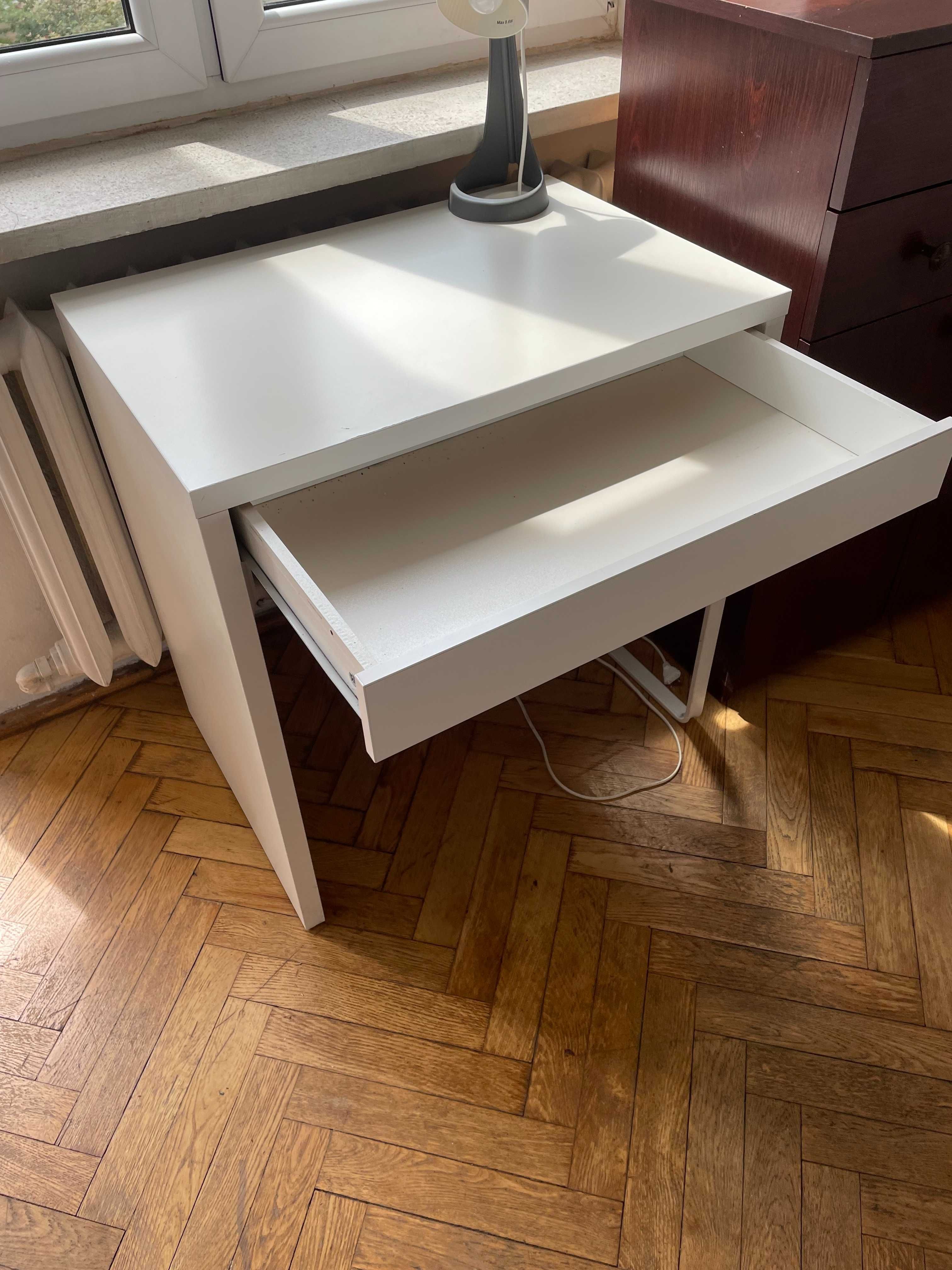IKEA MICKE biurko 73x50x75 cm z szufladą BIAŁY