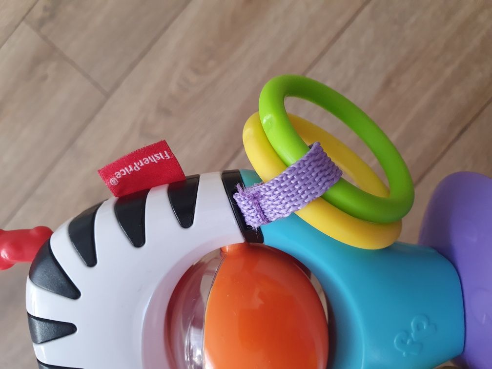 Zebra Fisher Price grzechotka