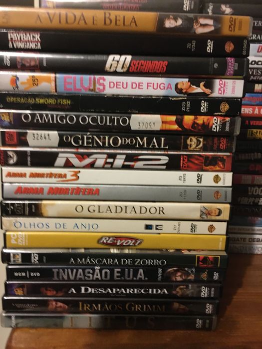 Grande lote de DVDS originais 68 dvds