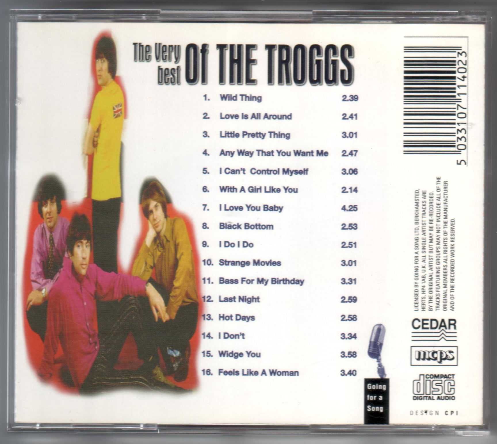 CD The Troggs - The Very Best Of the Troggs