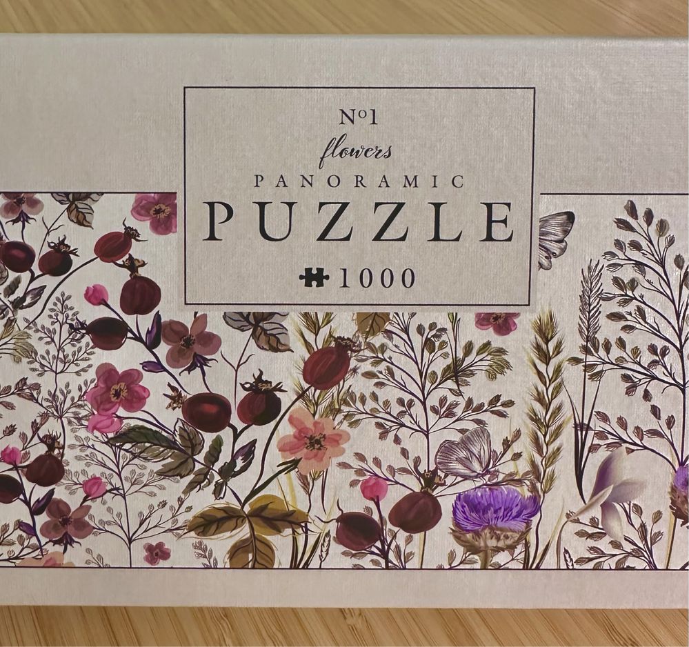 Puzzle Panoramiczne Flowers, 1000 el.
