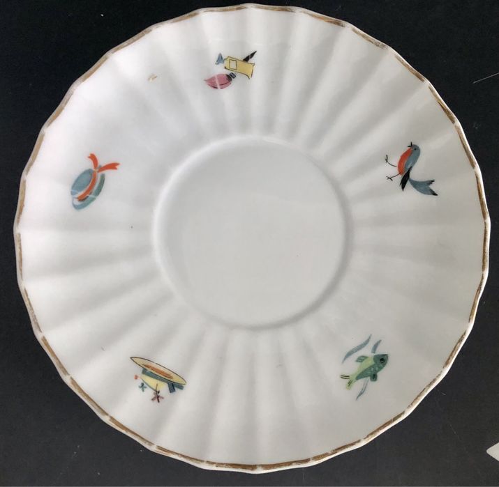 Chávena porcelana 75 anos