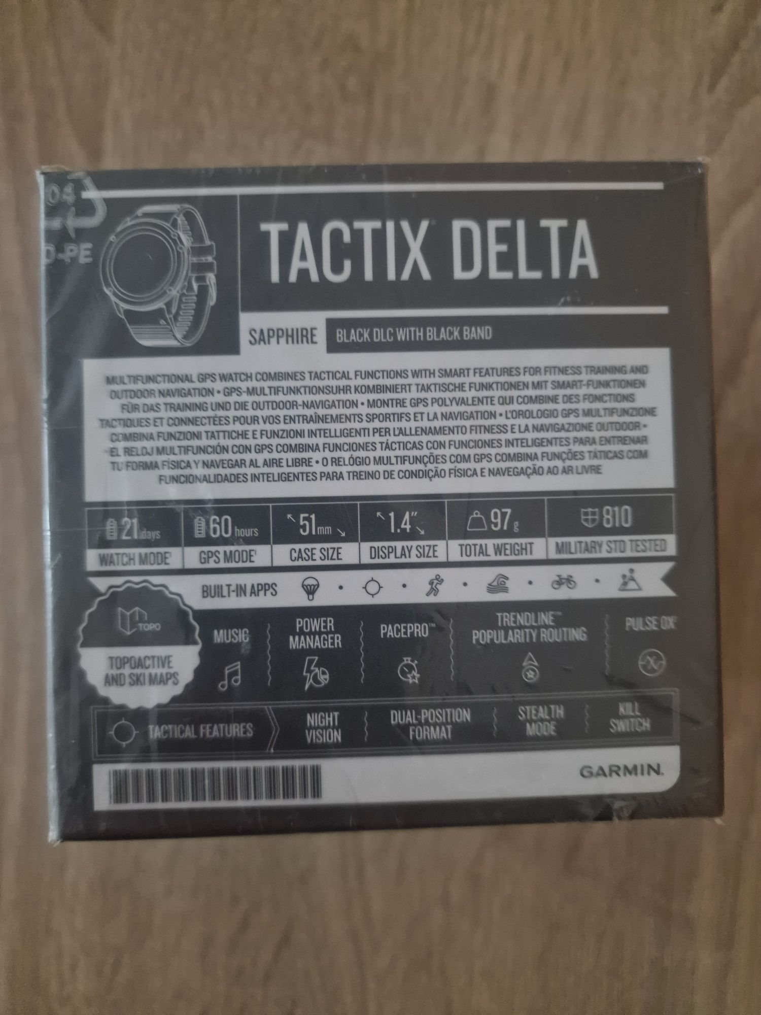 Garmin Tactix Delta Czarny