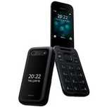 Telemóvel de Tampa Nokia 2660 Flip Preto Dual SIM Desbloqueado