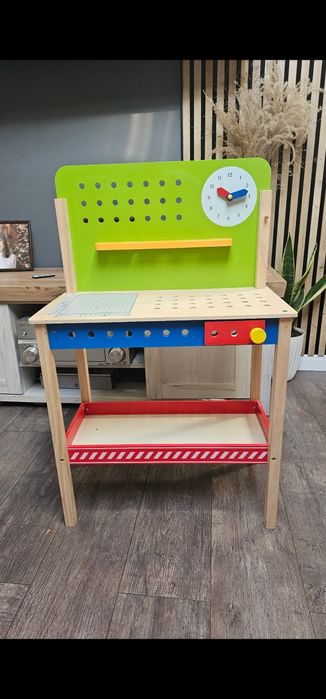 Drewniany Warsztat dla dzieci + akcesoria