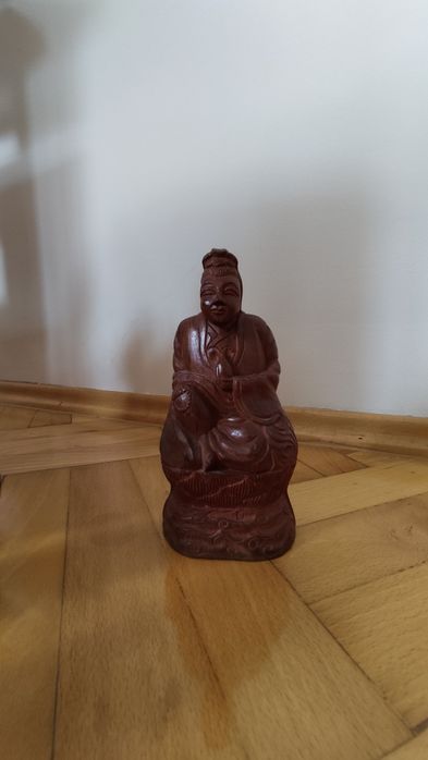 Figurki drewniane rzeźby unikat rękodzieło