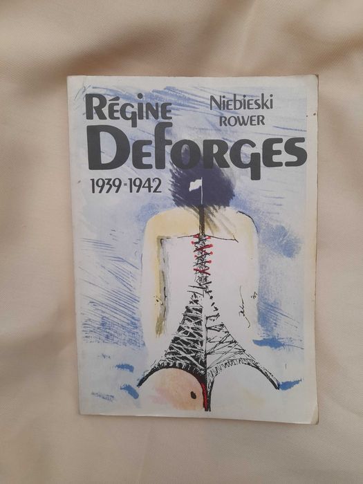 Niebieski rower Regine Deforges