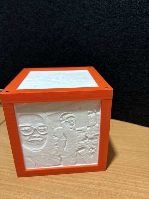 Cubo de fotos litofane