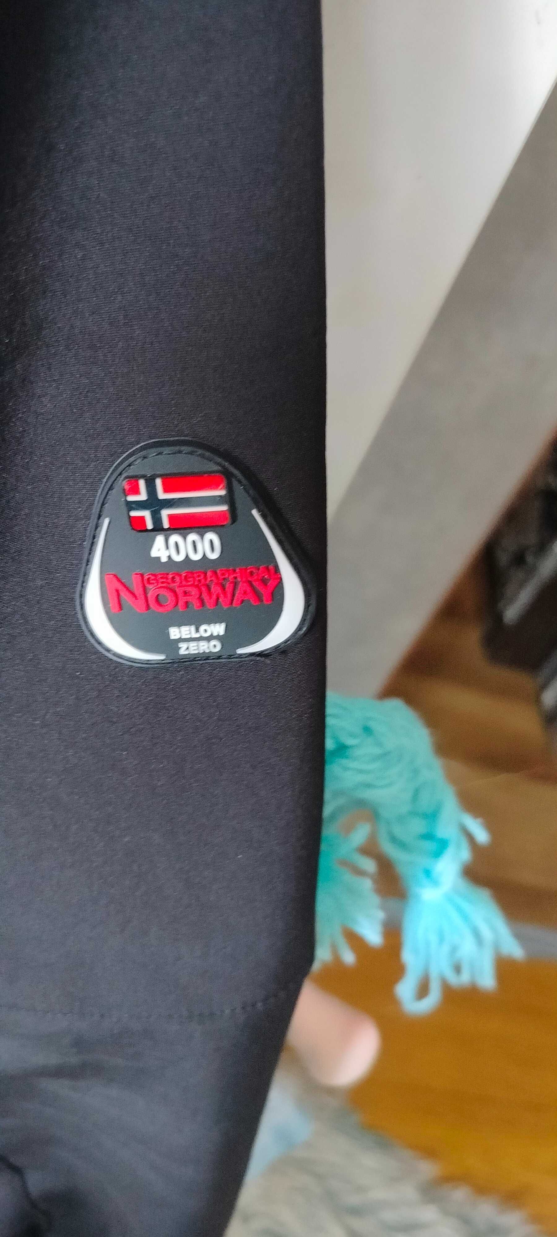 Geographical Norway kurtka męska softshell z kapturem Trekkingowa