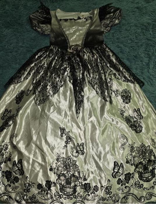 Платье на хеллоуин 9-10 лет.