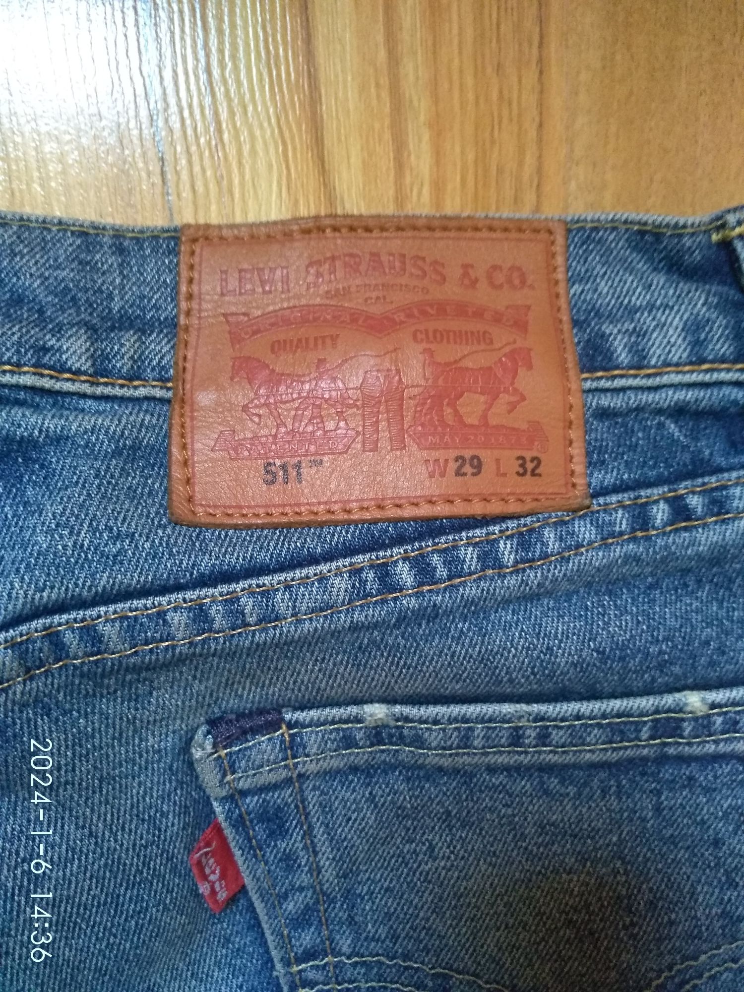 Spodnie jeansy levis 511 W29 L32 super stan