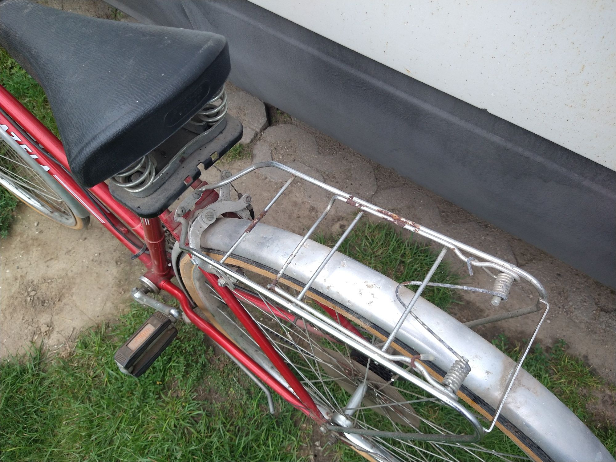 Stary rower retro Romet Gazela Pruszcz Gdański transport