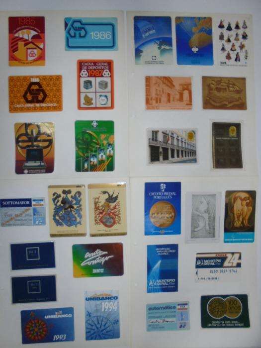 Calendários varios coleccionáveis vários anos